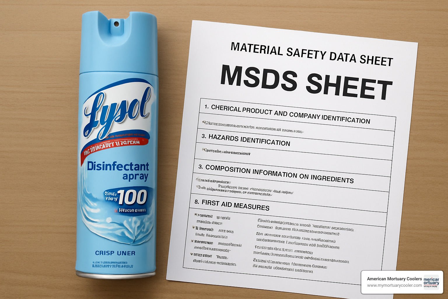 The Complete Guide to Lysol Spray MSDS Sheets - American Mortuary Coolers & Equipments The Complete Guide to Lysol Spray MSDS Sheets - American Mortuary Coolers & Equipments